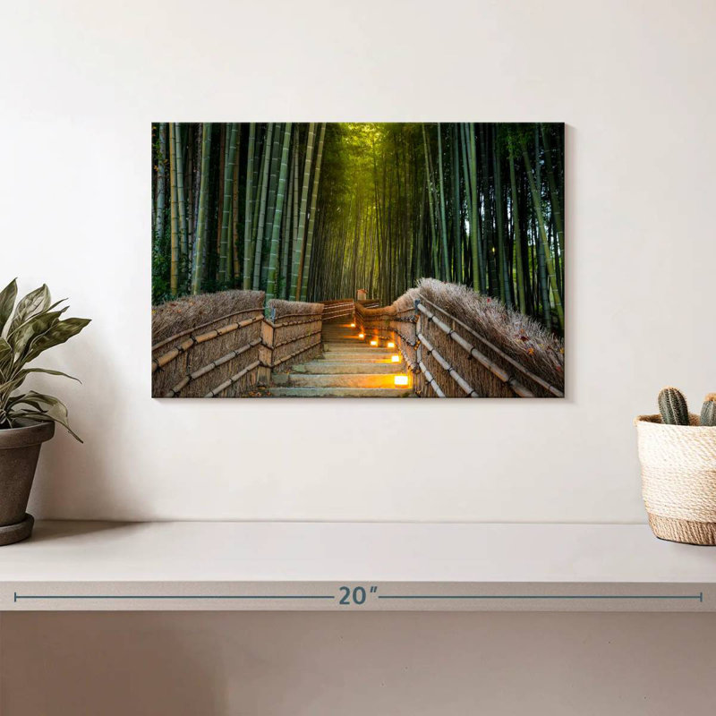 Sebbie Tranquil Arashiyama Bamboo Forest, 8" H x 12" W