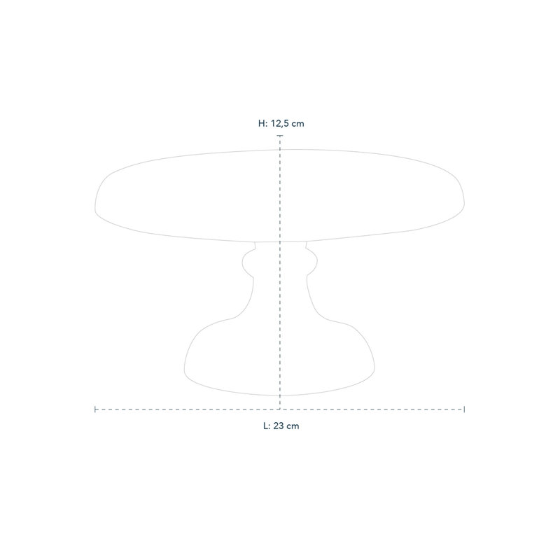 Royal Copenhagen Blue Fluted Mega Cake Stand