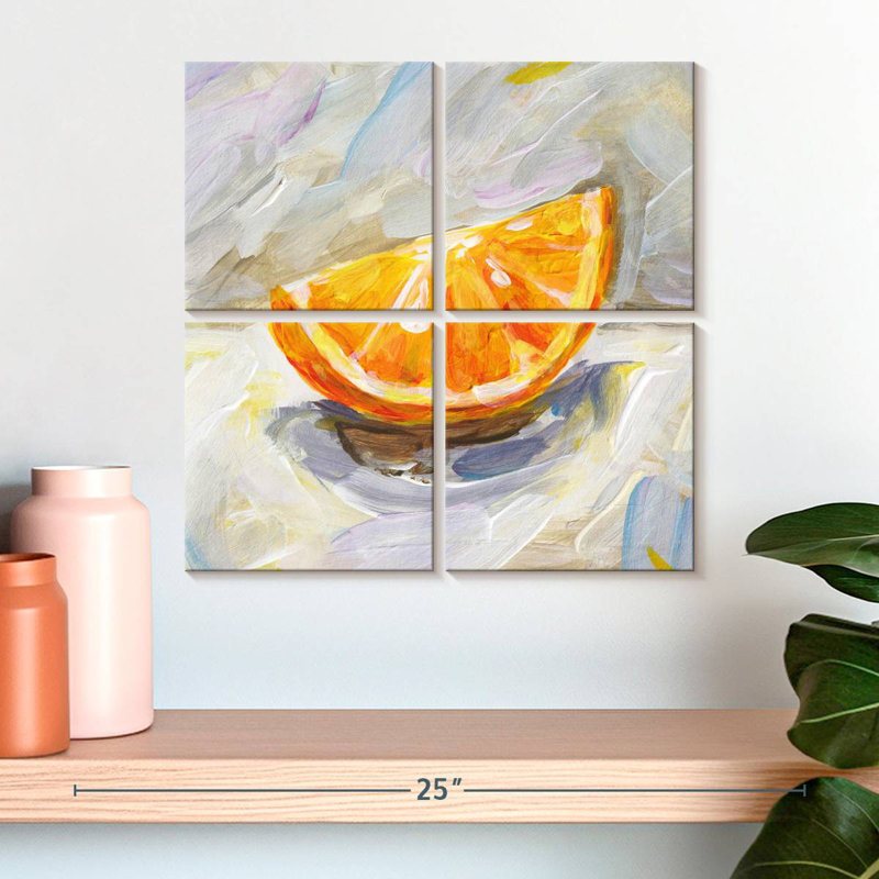 Yarlin abstrait orange