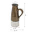 Libra Sienna Brown Ceramic Decorative Bottles-274042639