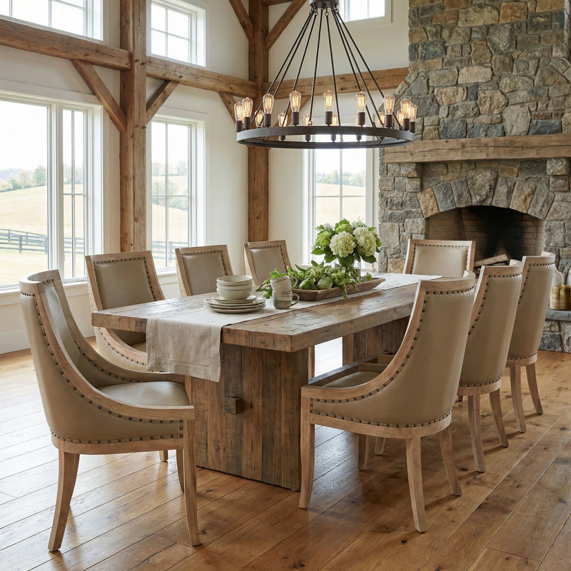 Chaise en similicuir Farmhouse Barrel                                                           