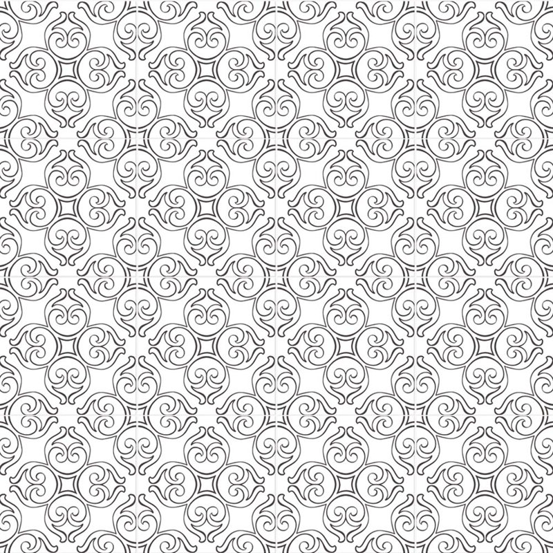 Carrelage en porcelaine Helix 8X8, Vert
