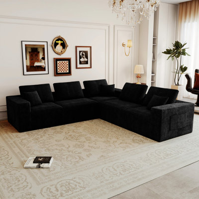 Modular Sectional Sofa for Apartment, Living Room, Bedroom