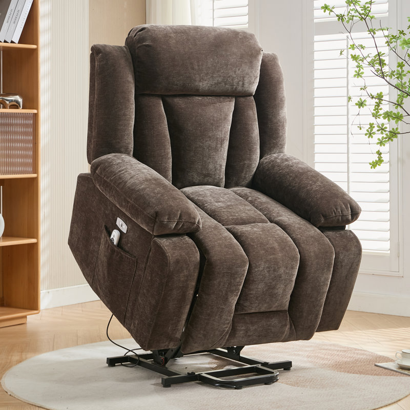 95cm Wide Standard Recliner, Brown
