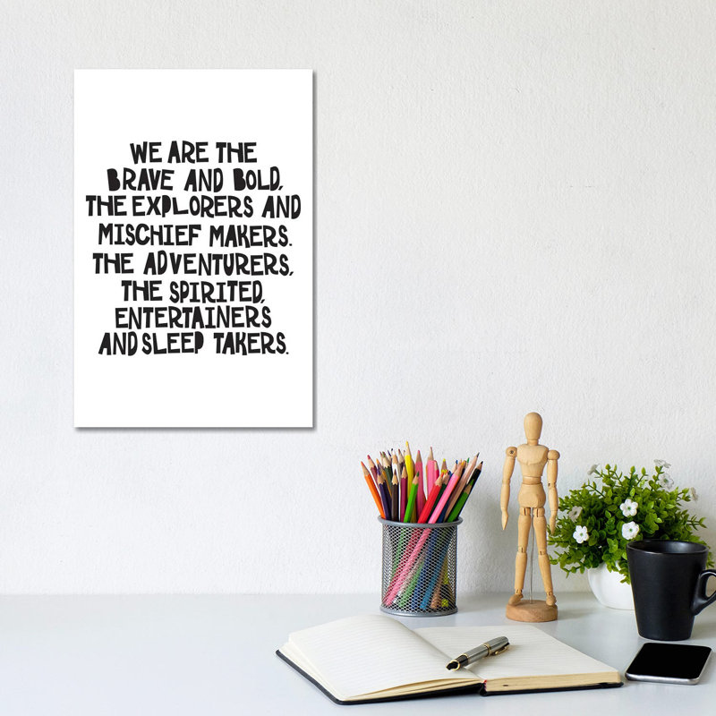 We Are The Young by The Native State - Wrapped Canvas Print, 20.32 cm H x 30.48 cm W