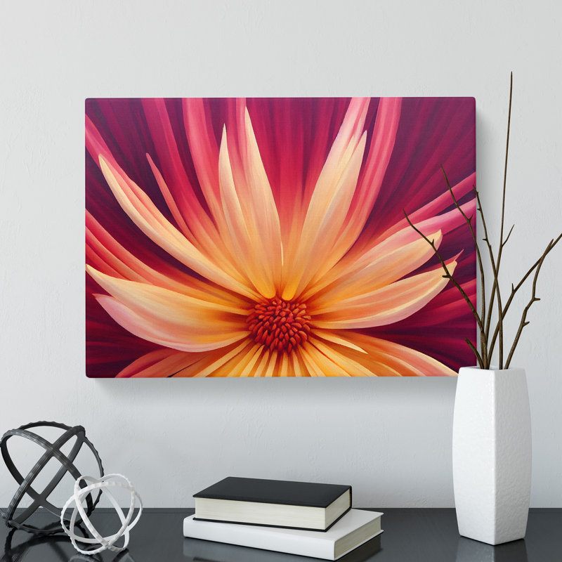 Desirable Flower - Wrapped Canvas, 35cm H x 50cm W x 3cm D