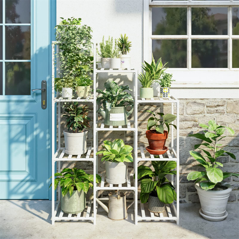 Support pour plante Kenyi, Blanc