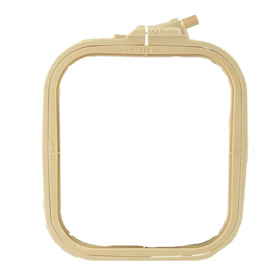 Plastic Square Hoop Nurge 170-12 Pastel Pink