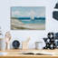  «Tranquil Sea No. 2» par Max Maxx, art mural en verre acrylique, 16 po x 12 po
