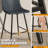 Nevaeah Upholstered Counter Stool with Metal Frame-954235859-942145355