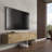 Colima Modern Floating TV Stand Up to 80" TVs, Wall-Mounted Media Console with Storage, Light Brown-1016593865