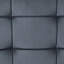 Causeuse grise et gris avec dossier lâche