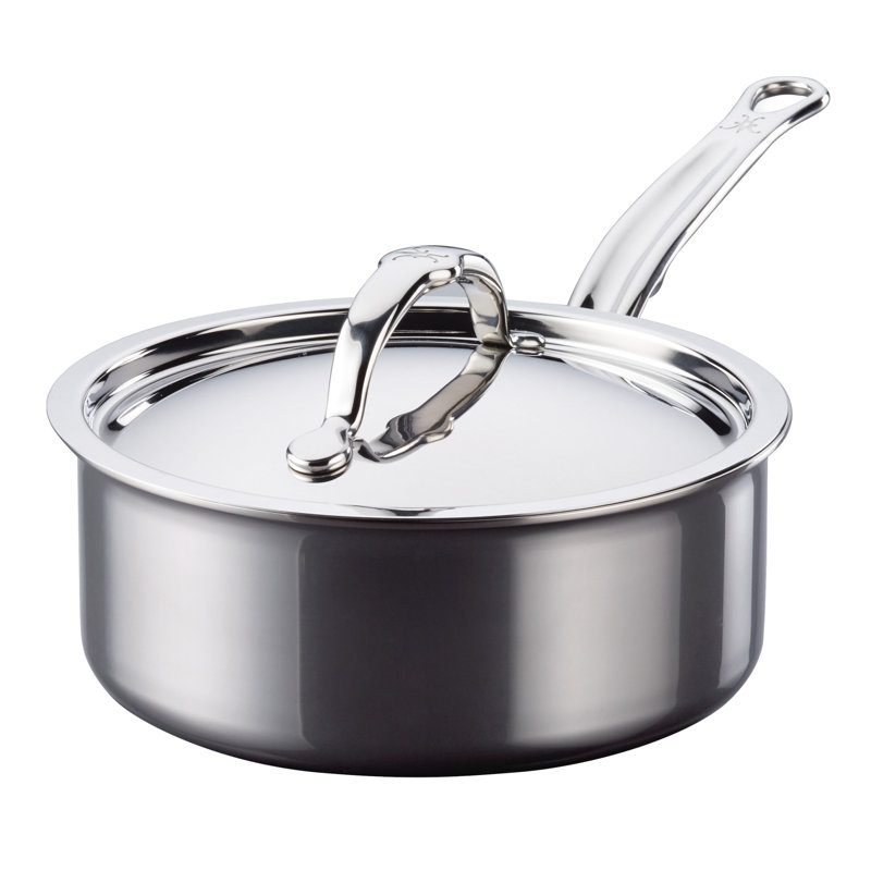 Casserole Hestan NanoBond, Bouilloire en cuivre martelé massif de 2 pintes