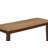 Transitional Style Dining Furniture 1Pc Bench Wooden Frame Espresso Finish Fabric Upholstered Seat