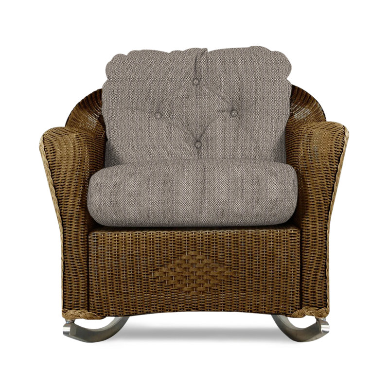 Reflections Outdoor Rocker Chair, Demo Stone, Bark