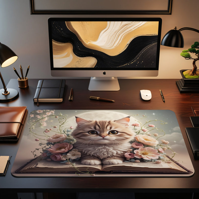 Polyester Desk Pad, 31.5x15.5