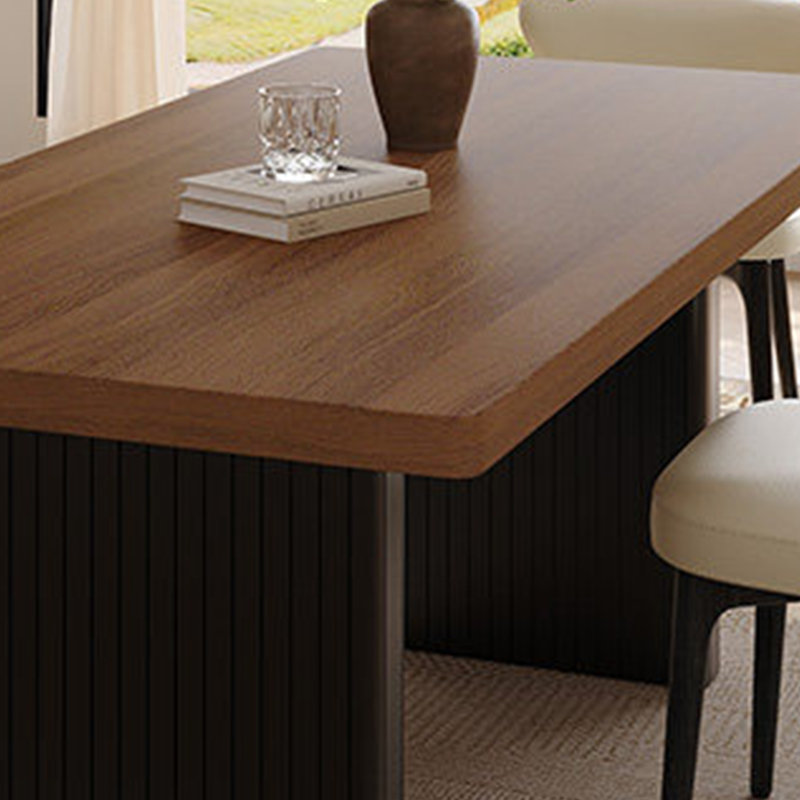 Unique Design Dining Table, 29.52"H x 86.61"L x 35.43"W, 5 Pieces: Table, 4 Chairs
