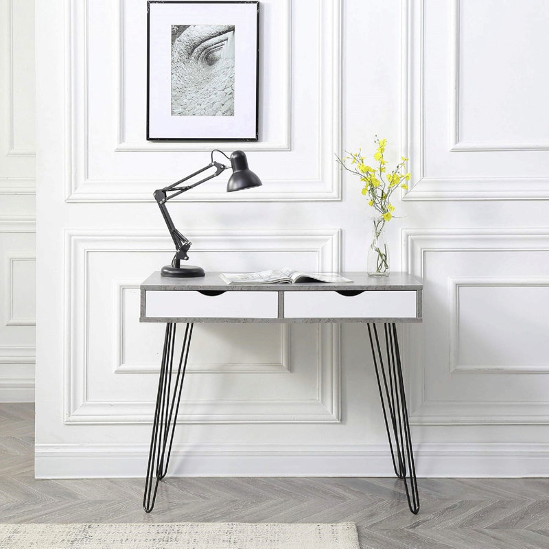 Table moderne 1Pc Laurel avec bureau et tiroirs