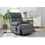 Fauteuil inclinable électrique surdimensionné pour personnes âgées, fauteuil inclinable électrique en tissu avec repose-pieds allongé, télécommande et siège spacieux-917286499