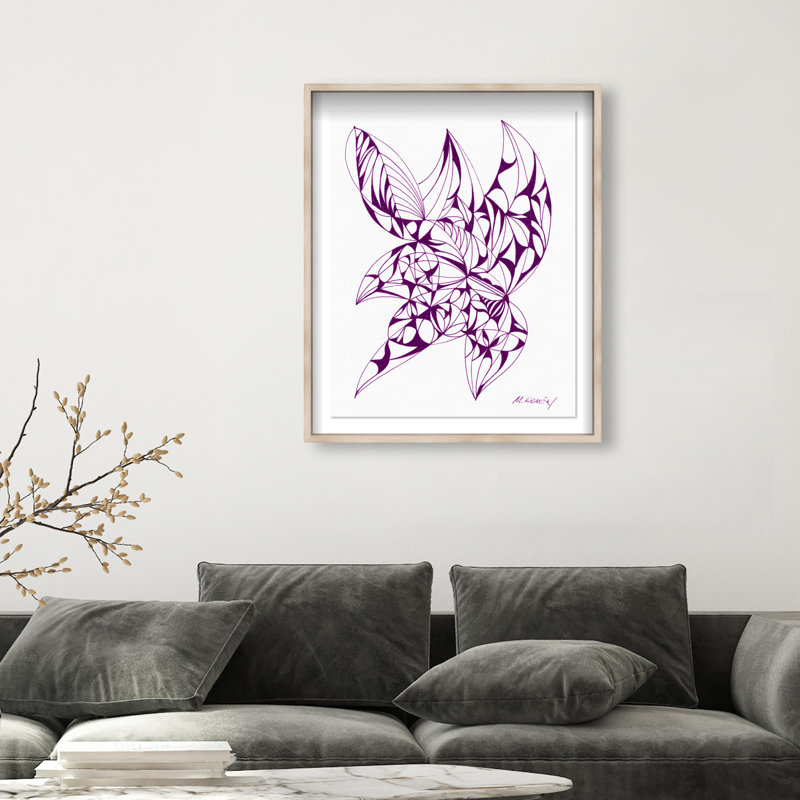 Manuel Roman - Starfish Print by Oliver Gal, 46.5"H x 31.5"W, Natural Oak Shadowbox