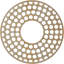 Médaillon de plafond 32 po x 32 po x P 11/8 po x P 3/8 po Fink-63411998-63412009