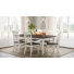 Aashma 6 - Person Extendable Solid Wood Top Four Leg Dining Set
