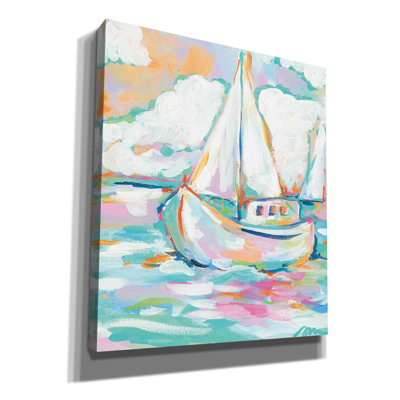 «Pink Sea» par Jessica Mingo, art mural sur toile
