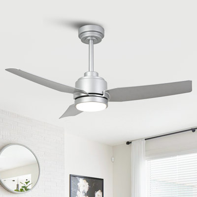 Vaczon Modern 42" Propeller Ceiling Fan With LED Lights And Remote Control