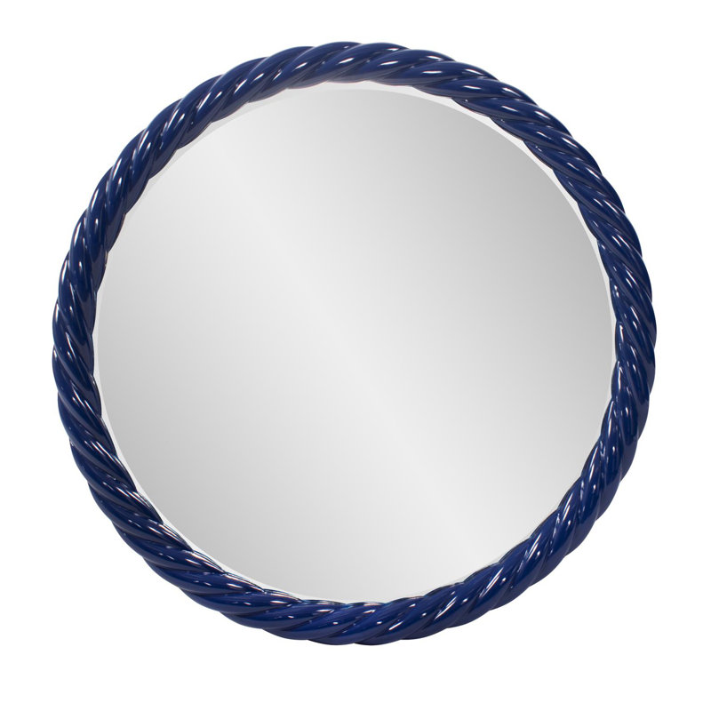 Miroir rond Mara The Gita, Bleu marine