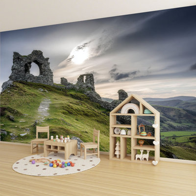 Papier peint adhésif auto-adhésif moderne pour la chambre à coucher Dinas Bran Castle