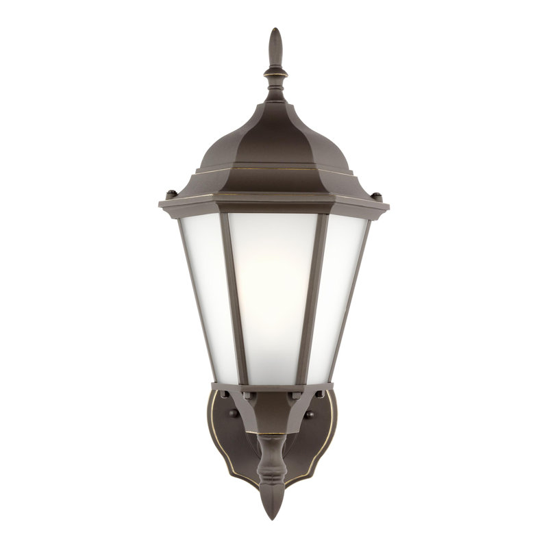 Bakersville One Light Outdoor Wall Lantern from Generation Lighting , No, Antique Bronze
