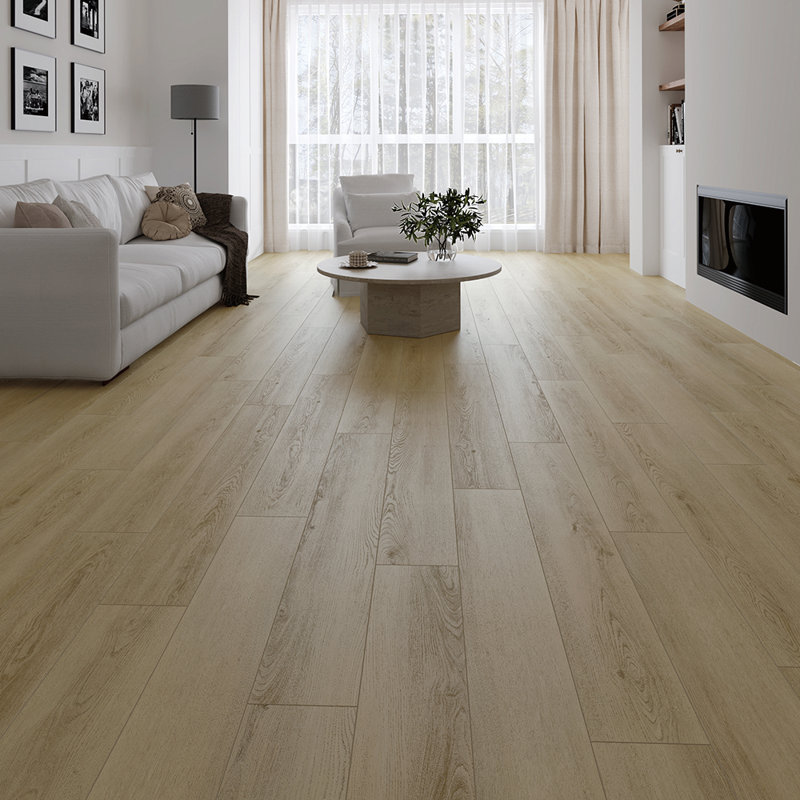 Planche de vinyle de luxe 5 mm 20 mil 7 po x 48 po Rising Sun, Soleil levant