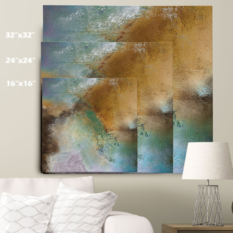 «Moonstone III» par Norm F. Olson, reproduction d'art sur toile tendue, H 16 po x l 16 po x P 1,5 po