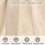 Parasol carré en porte-à-faux 10 'x 10' avec mât central beige (base non incluse)-641811095