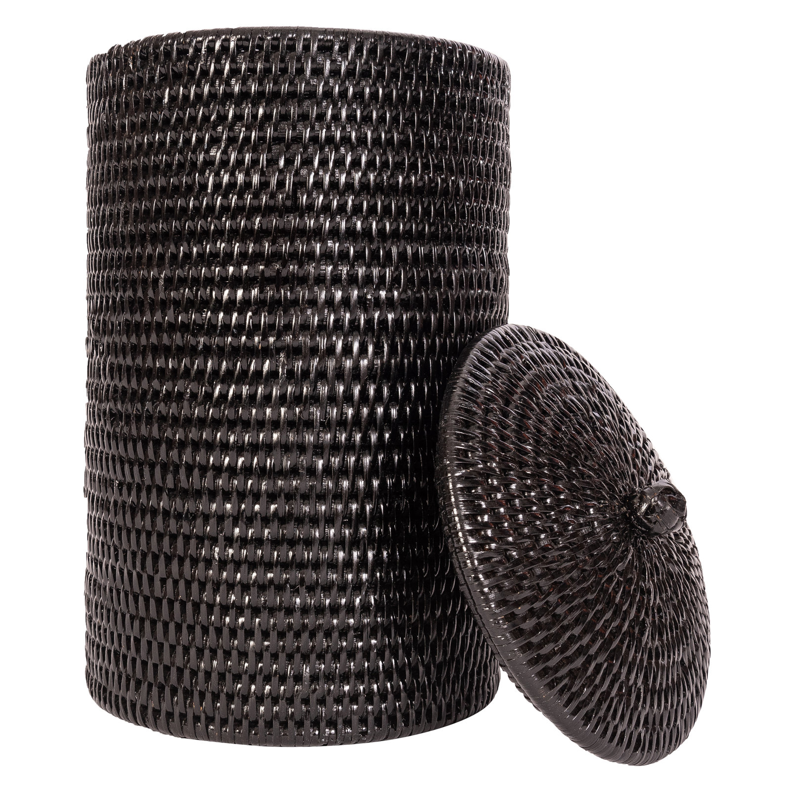 Rael Freestanding Toilet Paper Holder, Tudor Black