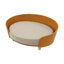 Canapé moderne pour animaux avec pattes, lit surélevé pour chat et petit chien avec coussin lavable (jusqu'à 22 lb)