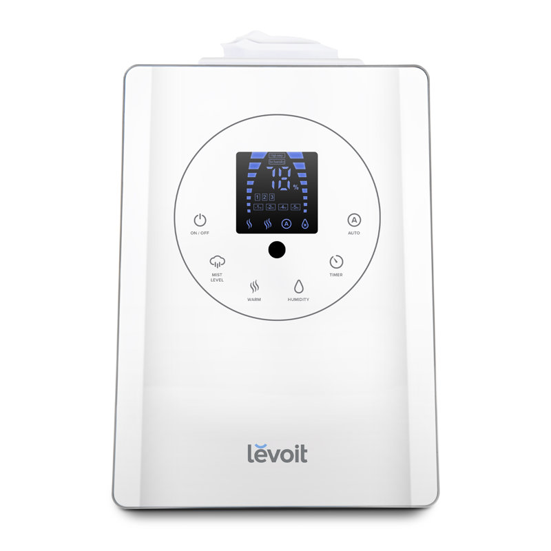 Levoit 1.5 Gallons Dual Mist Ultrasonic Tabletop Humidifier with Adjustable Humidistat for 750 Cubic Feet