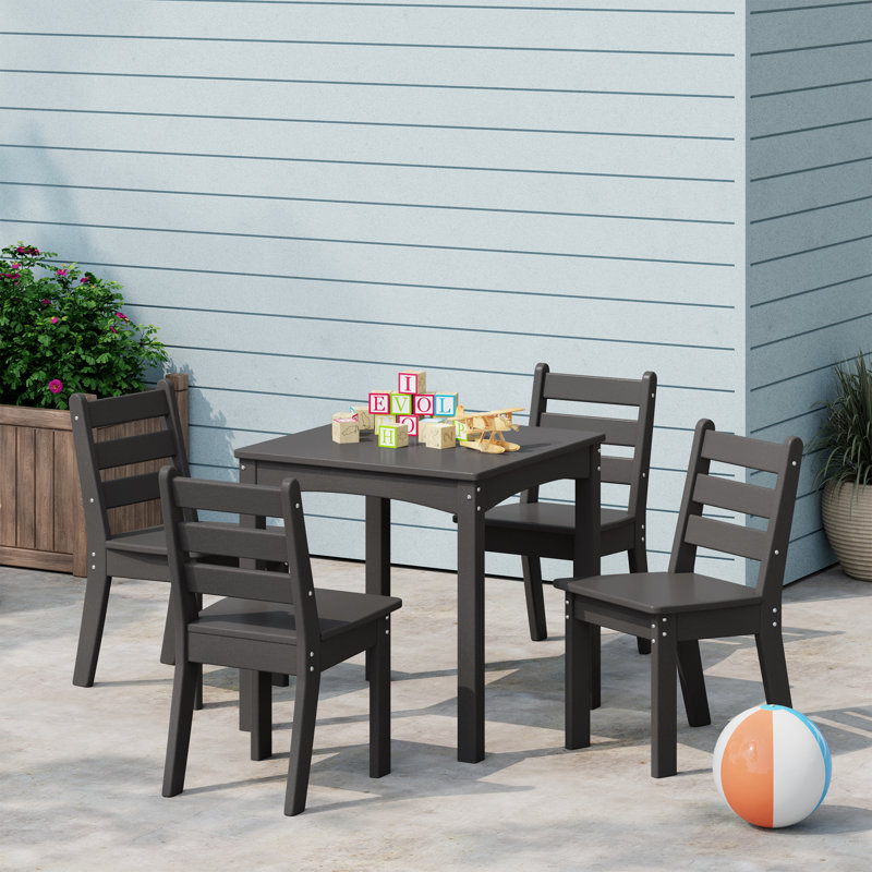 Ensemble repas pour enfants 5 pièces, Gris