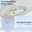 Toilette de bidet intelligente Auxiwa avec capteur de siège chauffant à fermeture automatique, coup de pied et chasse d'eau occultant, avancée (siège inclus)