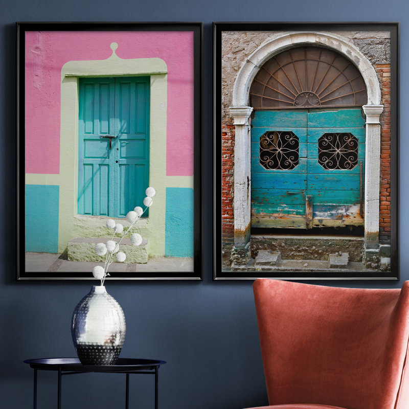 Porte de San Miguel - ensemble de 2 reproductions de photos, H 18,5 po x l 49 po x P 1,5 po, H 31,5 po x l 47 po x P 1,5 po