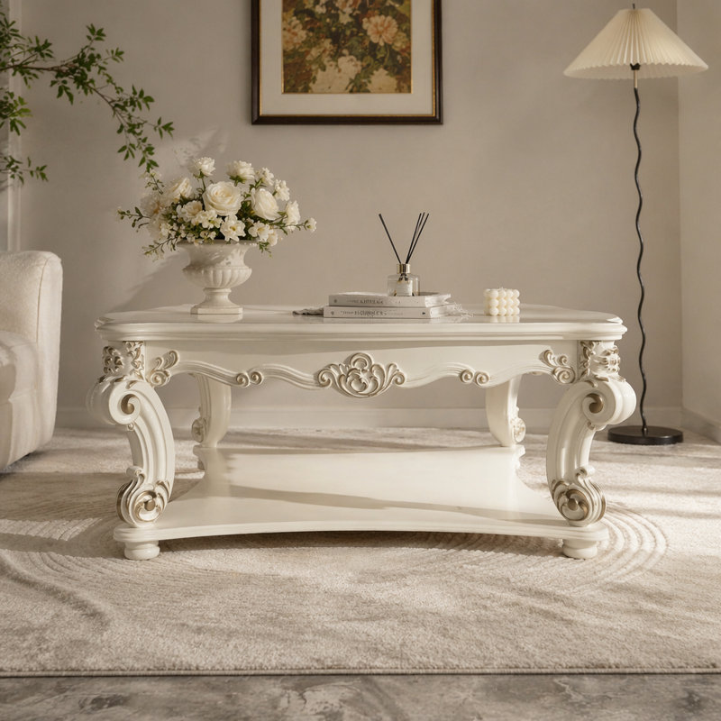 Table basse Vendome, H 22 po x l 50 po x P 50 po