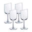 Villeroy & Boch NewMoon Set/4 Lead Free Crystal All Purpose Wine Glass-48859087