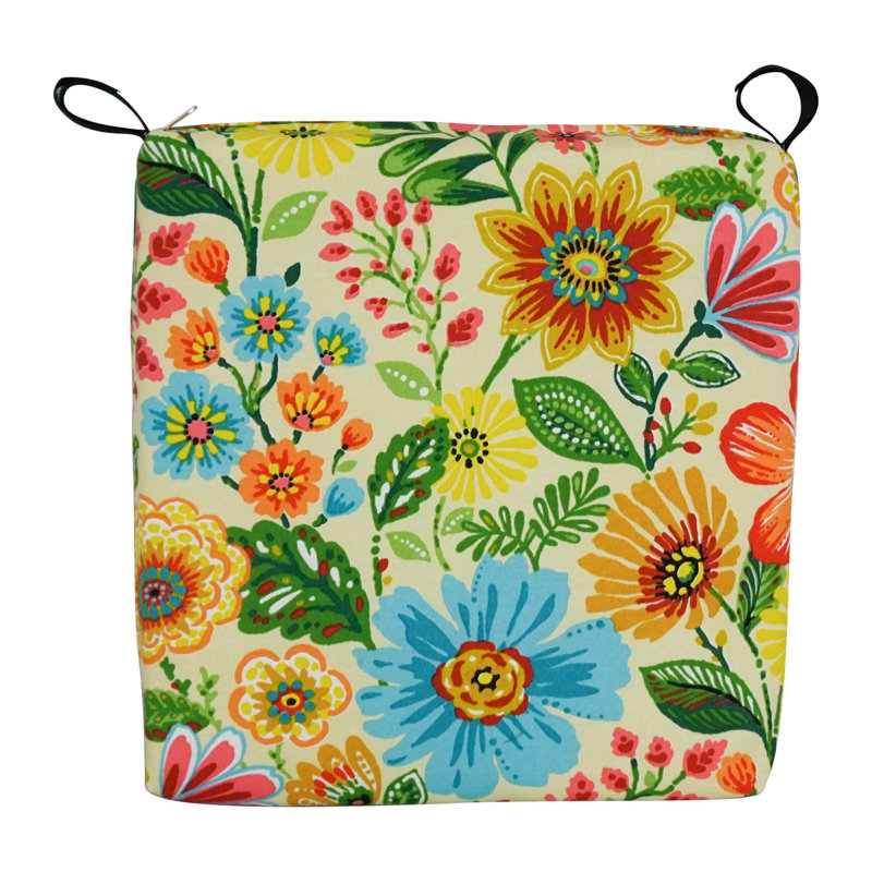 Outdoor 3'' Seat Cushion, Gregoire Chamomile