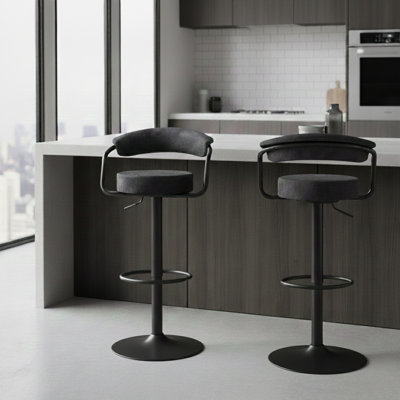 Swivel Yes Bar Stool with Steel Frame