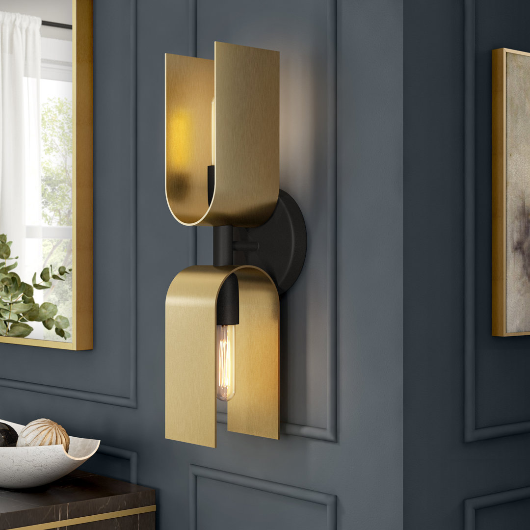 Taunton Steel Armed Sconce Willa Arlo™ Interiors