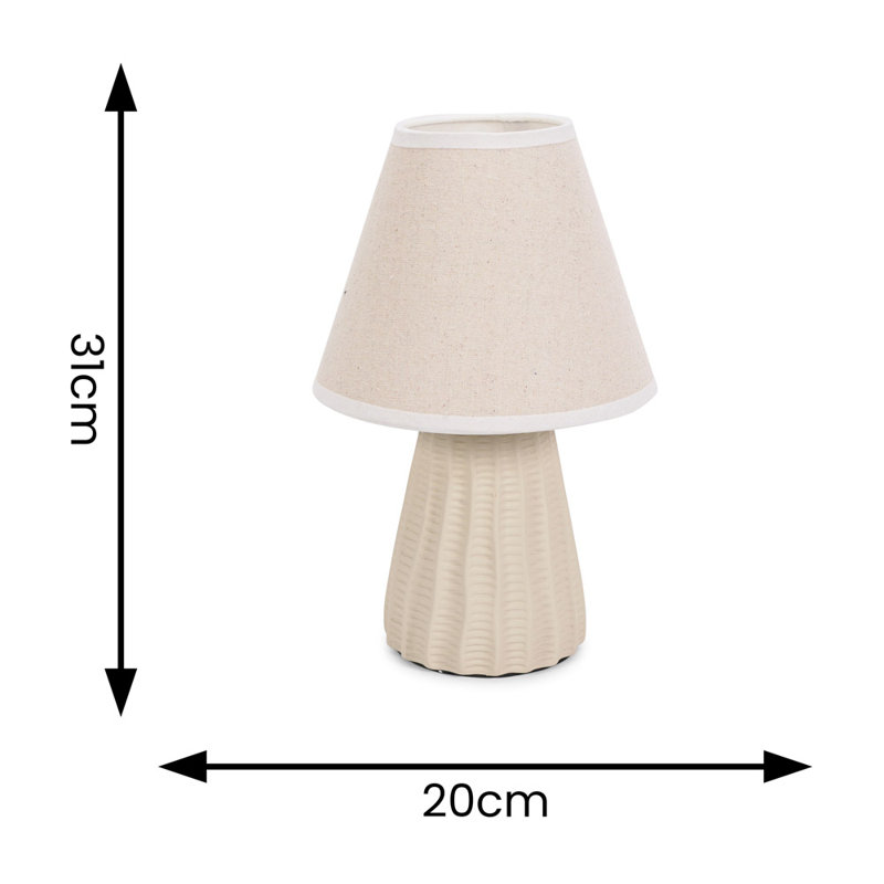 Curnin Ceramic Table Lamp, No