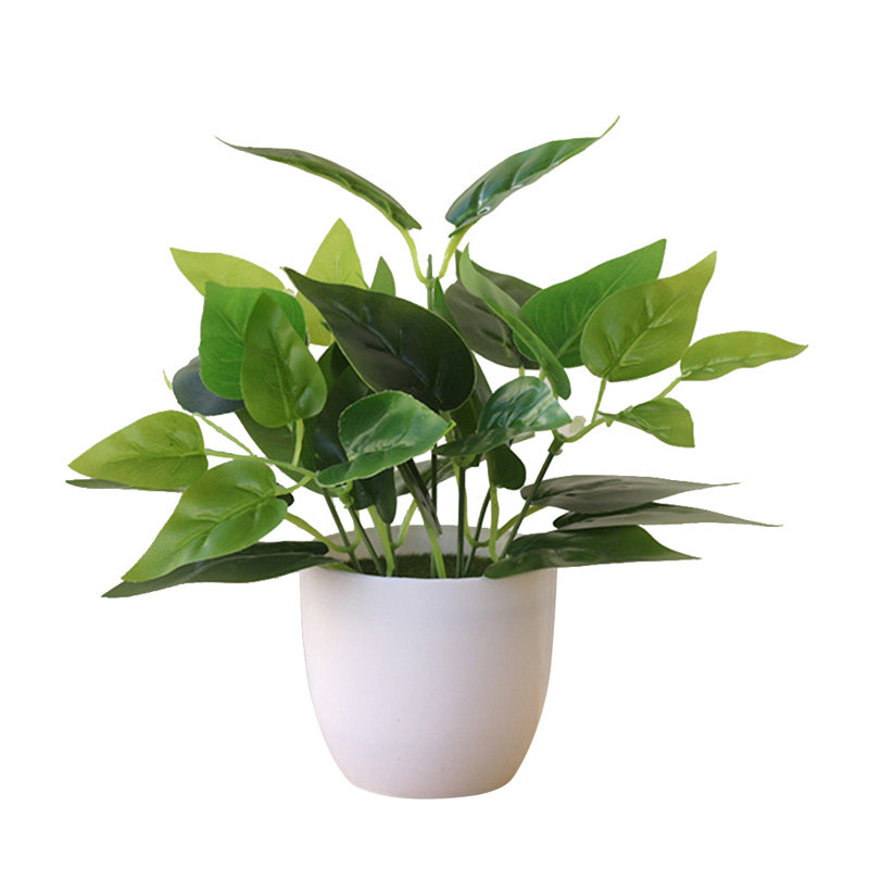 9.4'' Faux Bonsai Plant in Pot, 1, 9.4" H x 4.6" W x 14.3" D