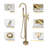 Single Handle Floor Mounted Tub Faucet-124758277