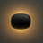 Clipse 9-in Black Dimmable LED Wall Sconce-452704775