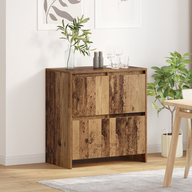 Sideboard 70 X 41 X 75 Cm Engineered Wood, Old Wood